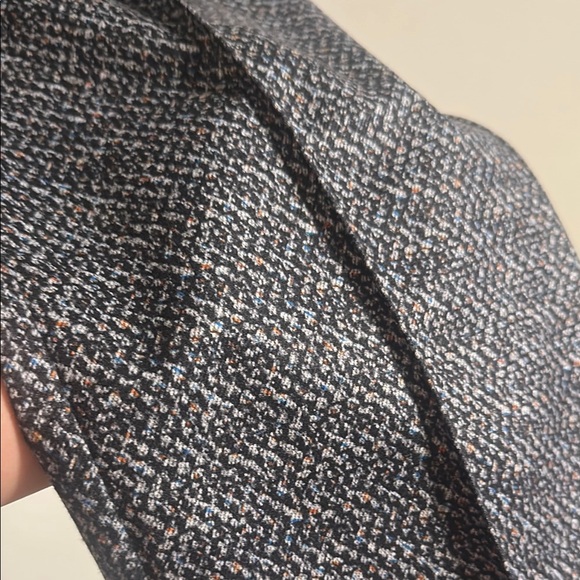 Wren Gray Wide Leg Pants with Textured Pattern - Picture 4 of 5